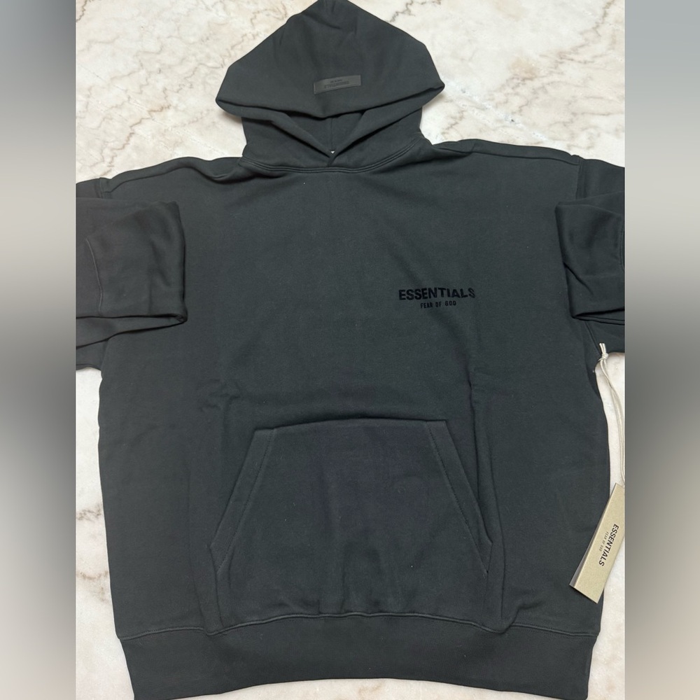 Fear of God Essentials logo hoodie 
Size S